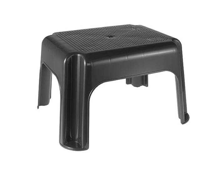 keeeper Opstapkruk, TÜV-geteste kwaliteit en veiligheid, stabiele kunststof (PP), 36,5 x 30 x 24 cm, grafiet