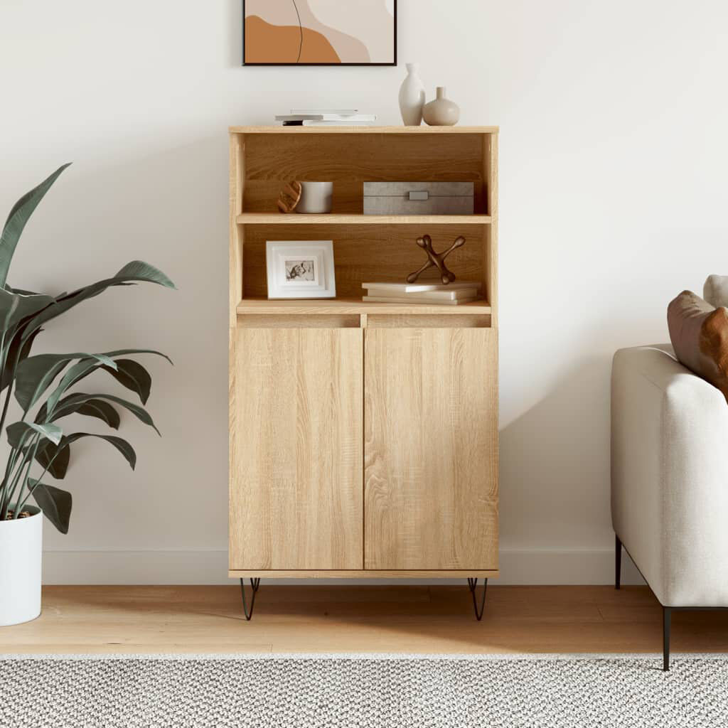 George Oliver Birney 60cm Sideboard Sonoma Oak 110cm H X 60cm W X 36cm D