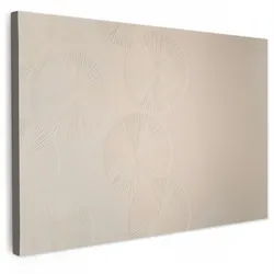 LEINWANDBILD Japandi - Beige - Modern Deko Schlafzimmer 30x20 cm