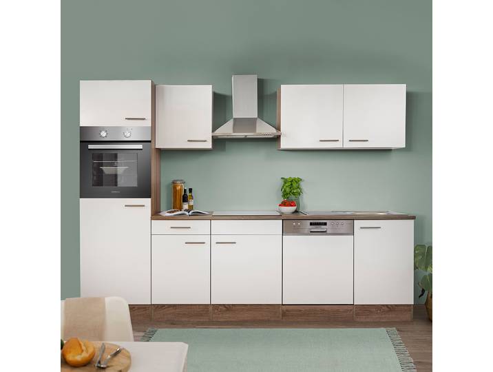 Cuisine Oliver XI 280cm Blanc/Blanc
