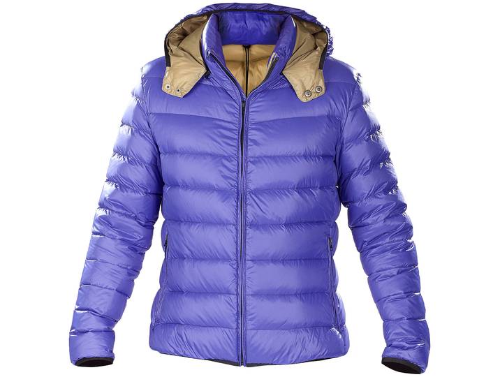 Ultraleichte Steppjacke mit Daunen, Grösse L, ultramarinblau, unisex