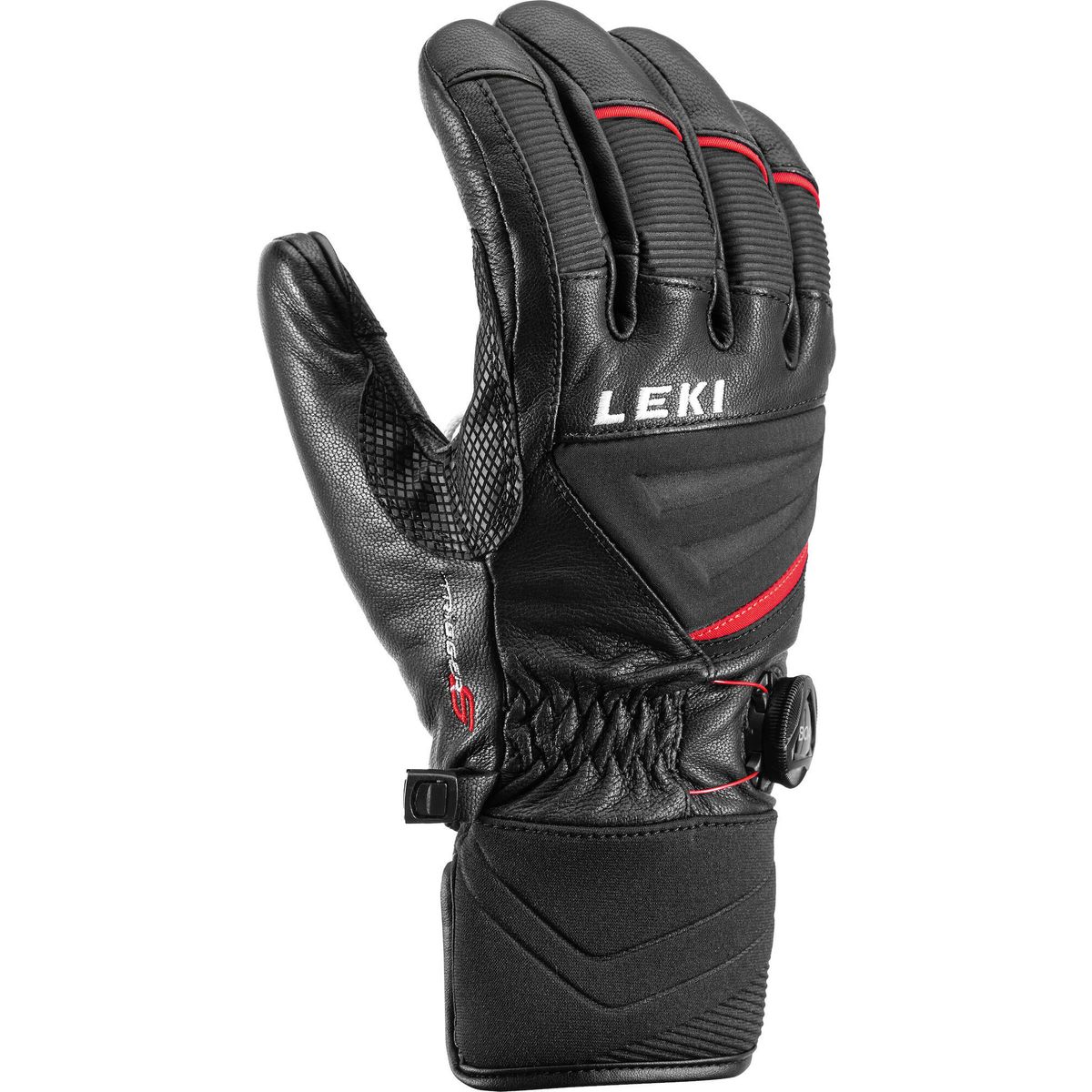 LEKI Griffin Tune S Boa® black-red 6.0 649808302060