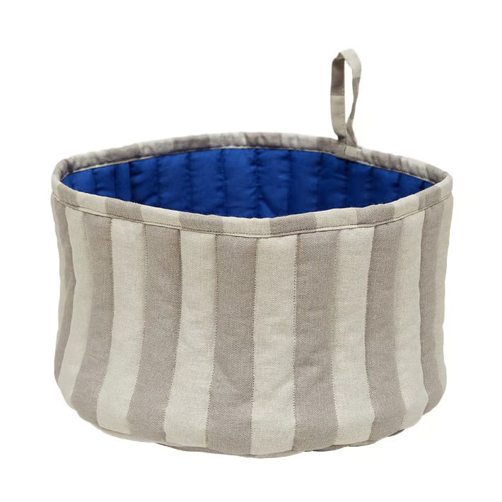 OYOY Toppu broodmand Ø24 cm Clay-Optic blue