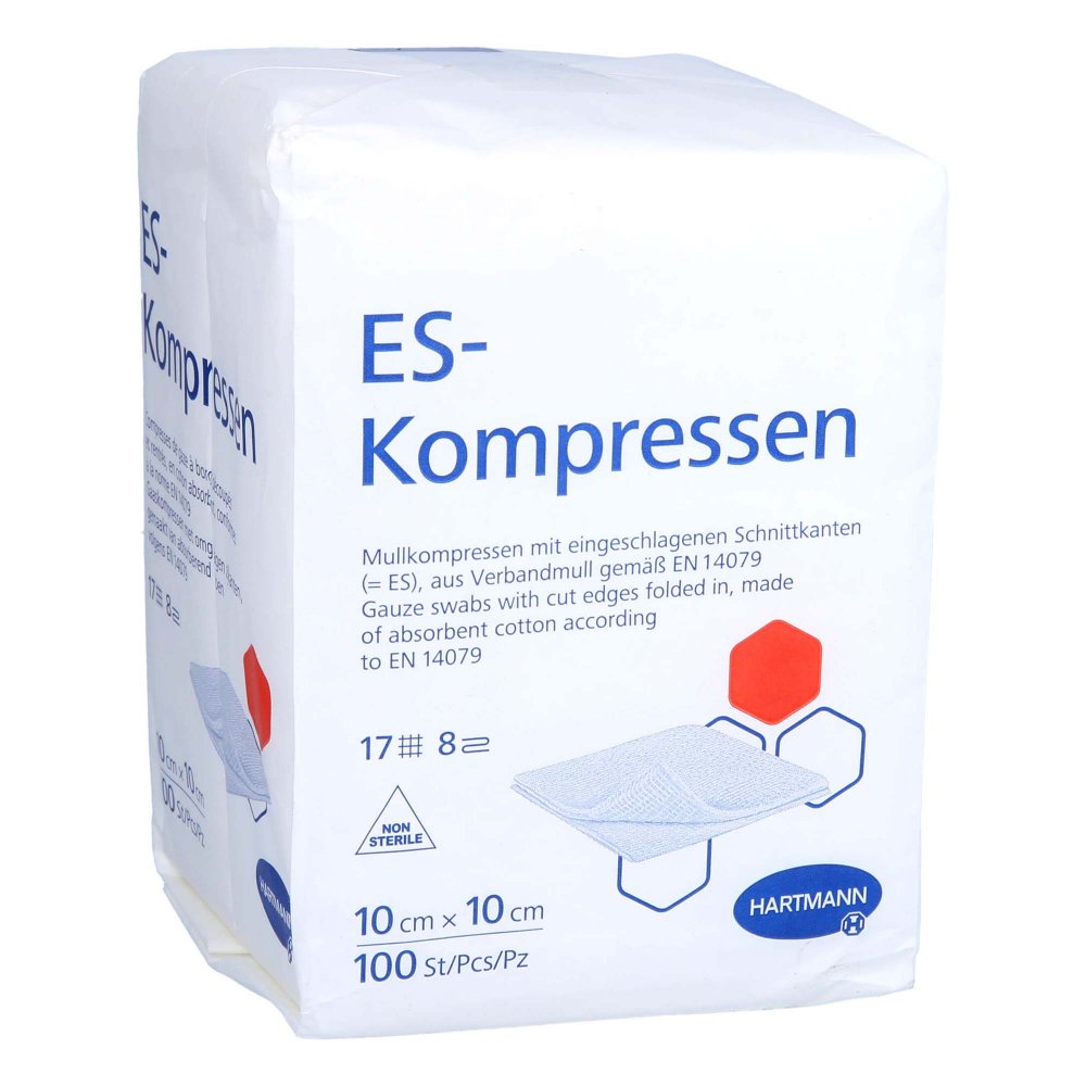 Avitamed GmbH Es-kompressen unsteril 10x10 cm 8fach 16829580