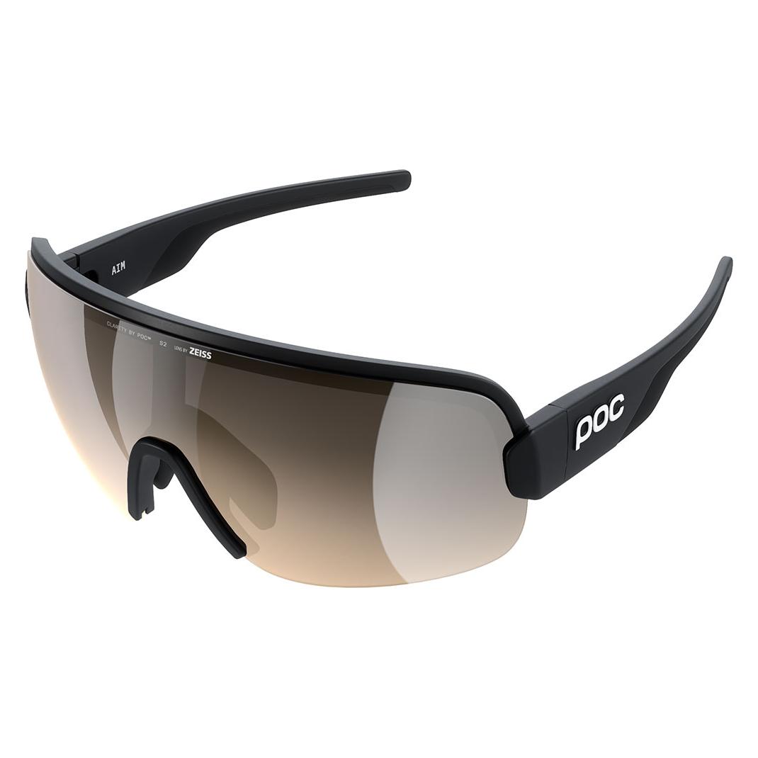 Poc Okulary rowerowe Aim czarny (Uranium Black, Clarity Trail, Partly Sunny Silver) (969224)