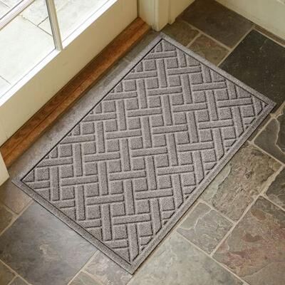 Bungalow Dba Matterly Lattice Doormat 35 x 23, 35 x 23, Gray