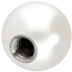 Echte Frischwasserperle mit Titangewinde