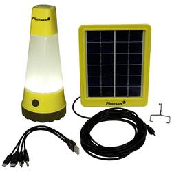 Phaesun 350115 Solar Lightkit Sun Shine Solar-Tischlampe LED LED 1.2 W, 1 W Gelb, Schwarz