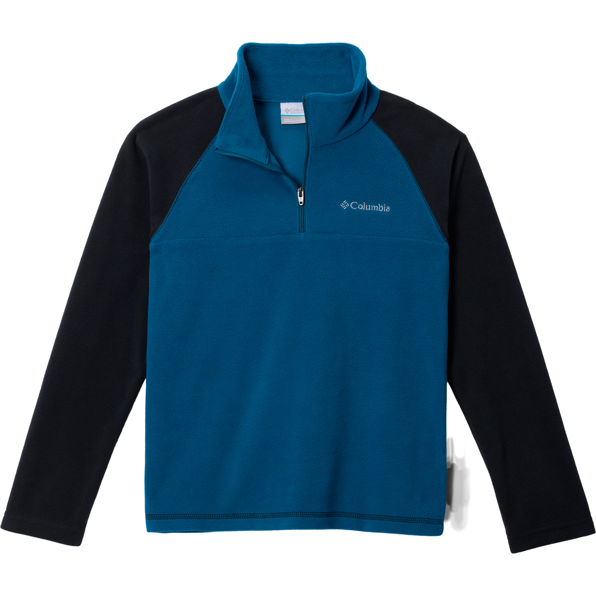 Columbia Glacial Half Zip Kinder Pullover blau Größe 120 Trekking Atmungsaktiv