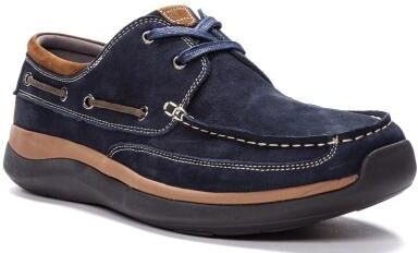 Propet Pomeroy - Mens 16 Navy Oxford Shoes Medium