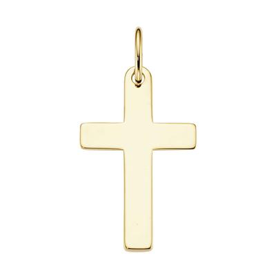 Kreuzanhänger LUIGI MERANO "Kreuz, Gold 375", gold, Schmuckanhänger, Damen, onesize, Gelbgold 375