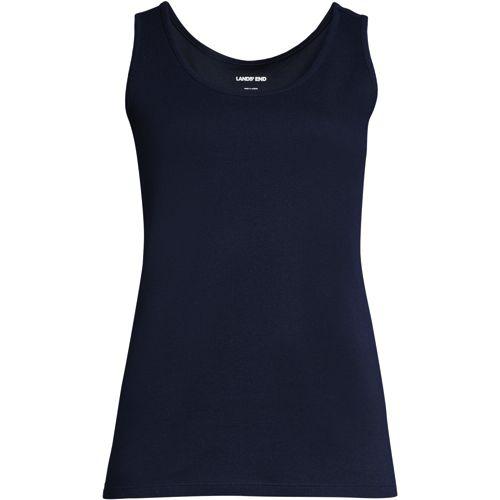 Baumwoll-Top für Damen in Plus-Größe, Damen, size: plus, Blau, Baumwolle, by Lands' End