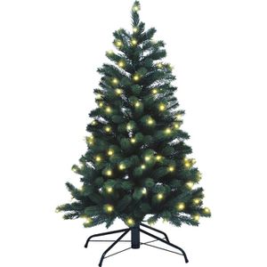 Xenotec Weihnachtsbaum PE-BM120, 120cm, grün, mit LED Beleuchtung