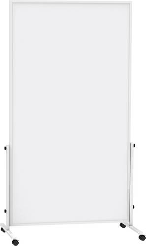 Maul Mobiles Whiteboard MAULsolid easy2move (B x H) 1000mm x 1800mm Weiß kunststoffbeschichtet Beide Seiten nutzbar, Inkl