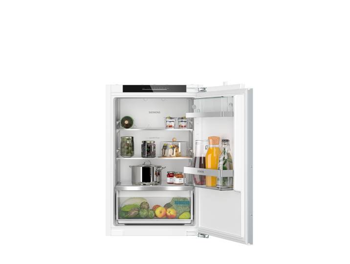 SIEMENS Einbaukühlschrank KI21RADD1 , Energieeffizienz: D, silber (weiß), Rechtsanschlag, wechselbar, Kühlschränke, HyperFresh: längere Frische für Obst und Gemüse, Einbaukühlschrank