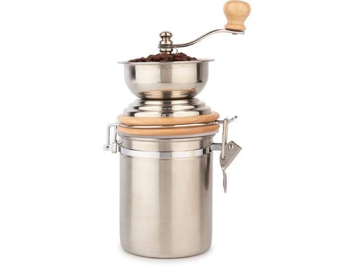La Cafetière - Koffiemolen - Vintage Design - Houten Lade - Keramisch Maalwerk