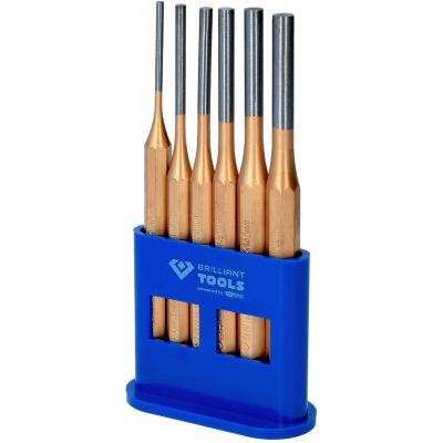 BRILLIANT TOOLS Splinttreiber Splintentreiber / Durchtreiber-Satz, 6-tlg bt085070