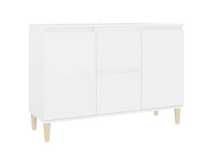 *NEW Enfilade Commode intérieure - Buffet blanc 101x35x70 cm Classique - bois d'ingénierie CL16145