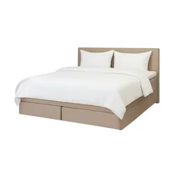 Boxspringbett 180x200 in beige  ¦ beige ¦ Maße (cm): B: 180 H: 105