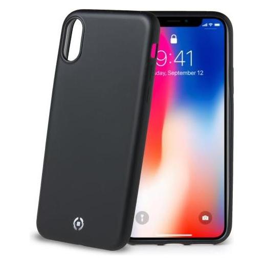 Celly Soft Matt (Apple iPhone X) (SOFTMATT900BK)