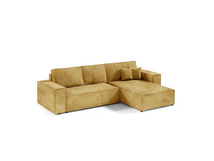 Furnisell Ecksofa mit Schlaffunktion Orange, seitenverkehrt montierbar, 294x185 cm, Wohnzimmer, Sofas & Couches, Wohnlandschaften, Ecksofas
