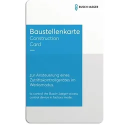 Busch-Jaeger Baustellenkarte D080CC-03
