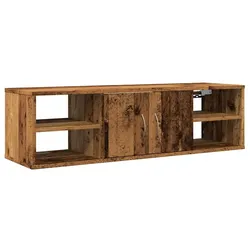 Helloshop26 - Praktischer Wandschrank 101 x 30 x 29 cm aus Holzwerkstoff mit Antikholz-Finish