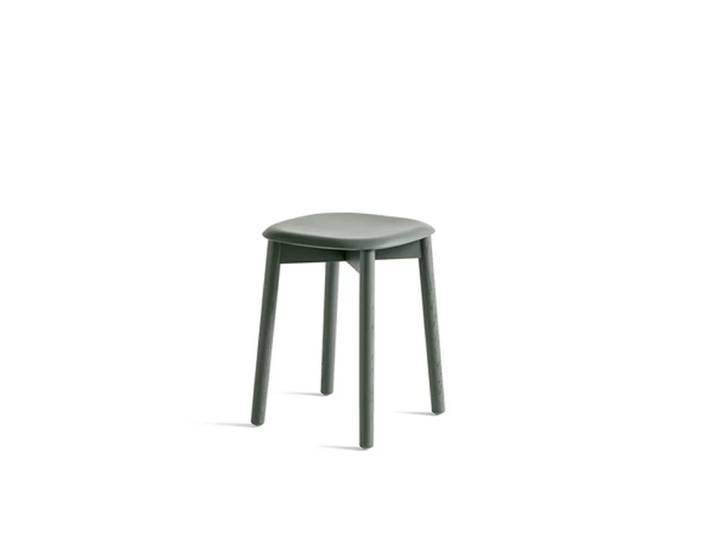HAY Soft Edge 72 kruk Dusty green – dusty green onderstel