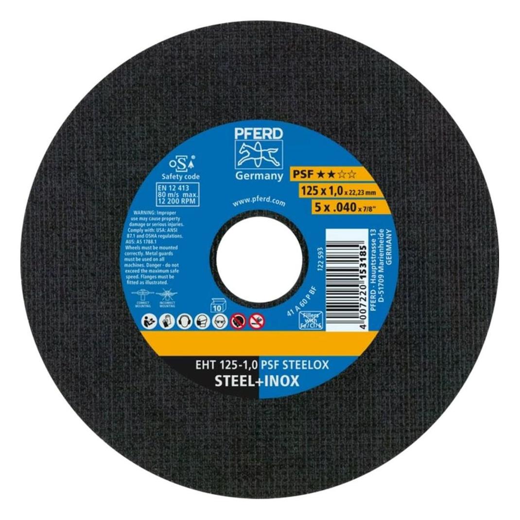 Pferd Skaereskive til rustfrit stål, PS-FORTE, 125 x 1,0 mm (EHT1251,0APPSFI)