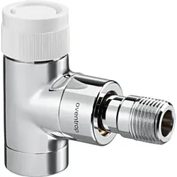 Oventrop Thermostatventil Baureihe E 1163052 1/2", Eck, verchromt