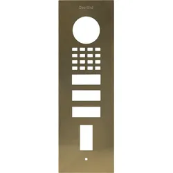DoorBird D1102FV Fingerprint 50 Unterputz Frontblende – Echtes Messing