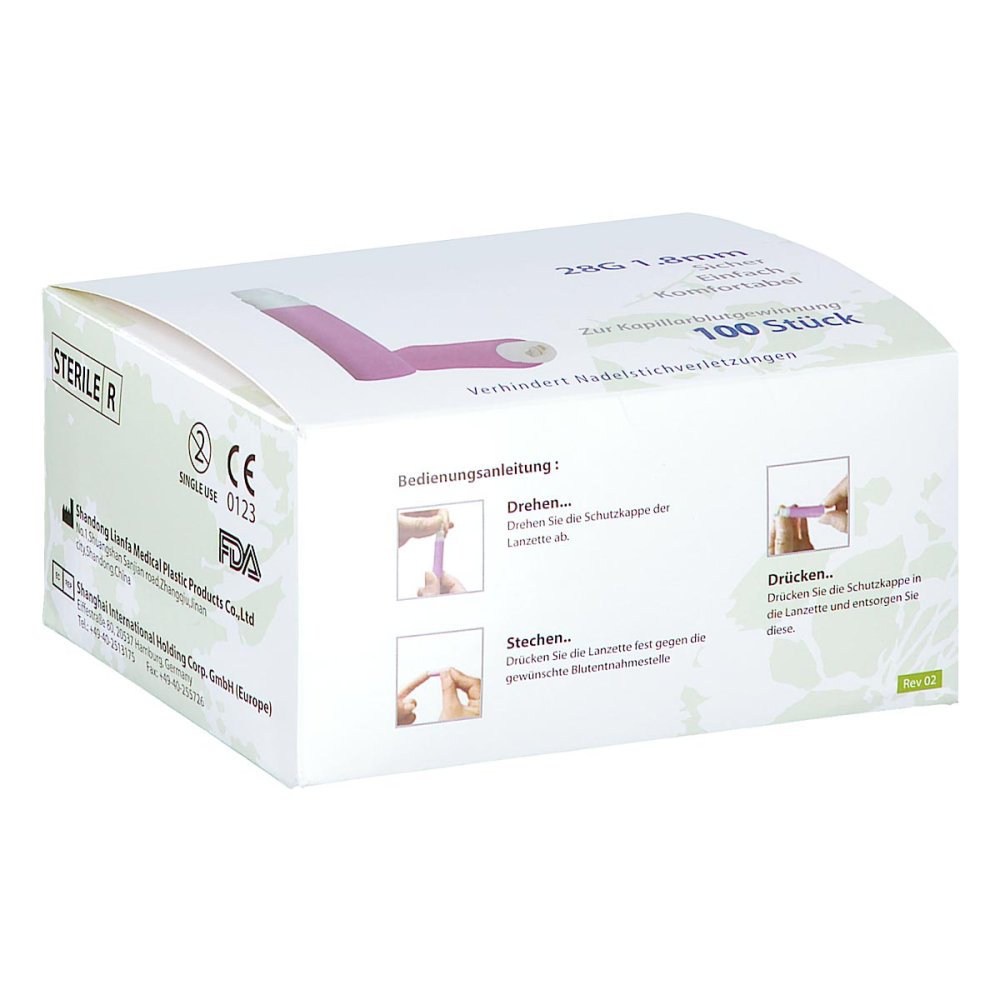 Human Nutrition GmbH Sicherheitslanzette 18 G 1,8 mm 11646521