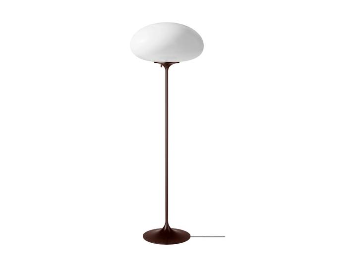 GUBI Lampadaire stemlite Black red verre opale 110 cm