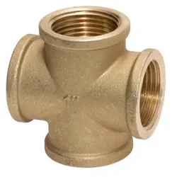 Messing Gewindefitting Kreuzstück DN 15 (1/2")