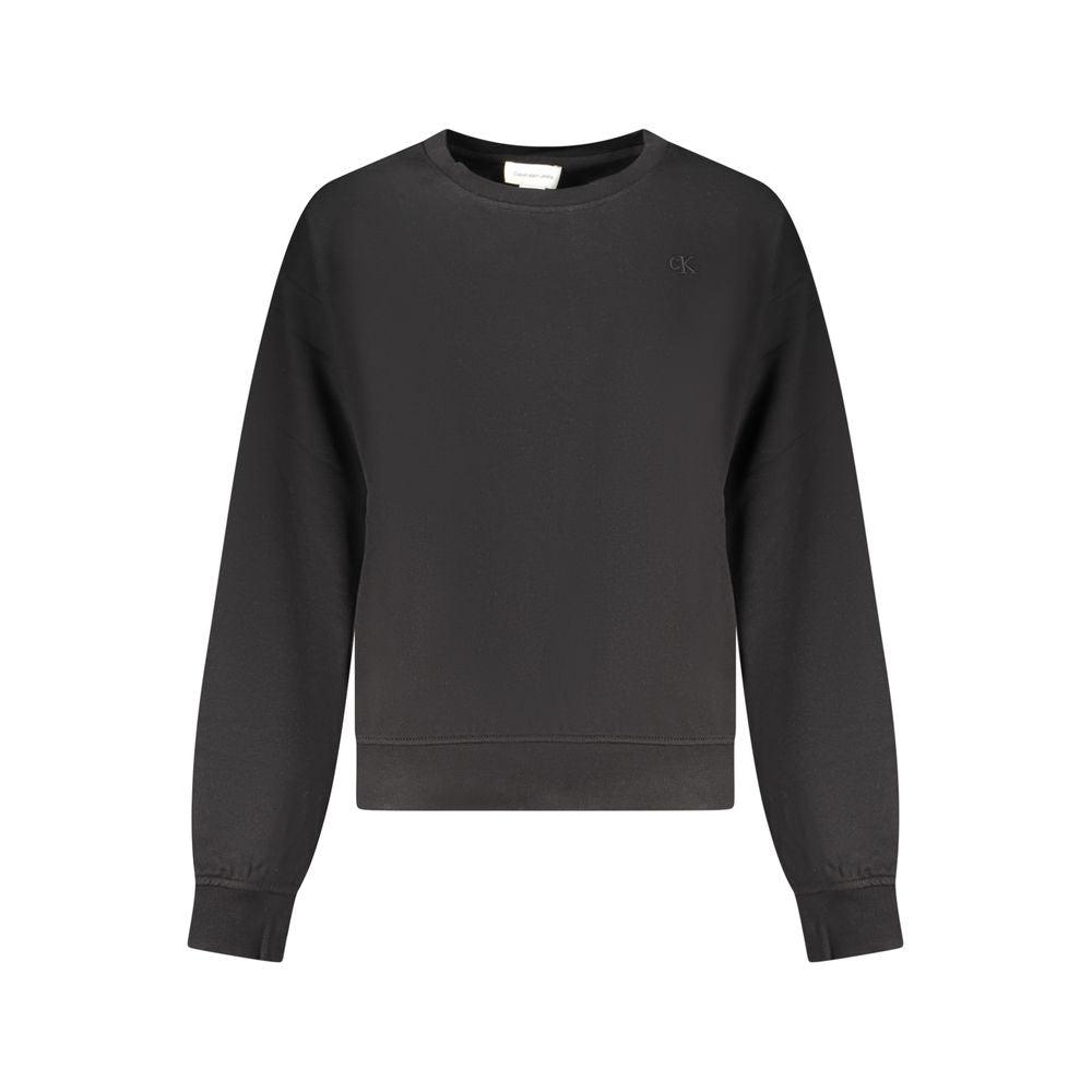 Calvin Klein Zwarte Katoenen Dames Sweatshirt