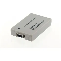 AGI Akku kompatibel mit Canon Legria HF R205 - Akku - 770 mAh (Kamera Akku), Kamera Stromversorgung, Grau
