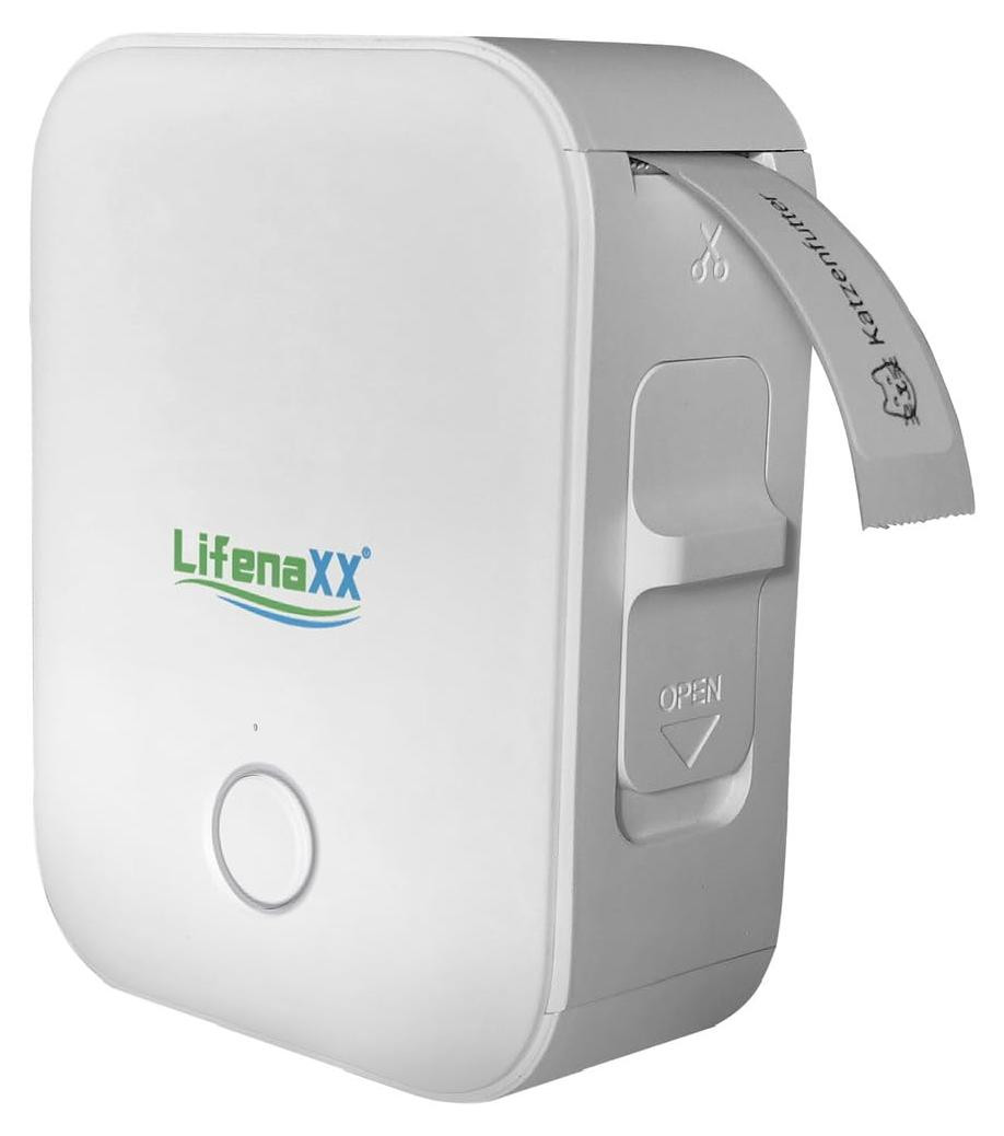 Lifenaxx LX-048 draagbare Bluetooth thermische labelprinter