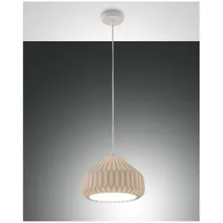 Fabas Luce Vigor Pendelleuchte E27 1x40W Metall- und Keramik weiß