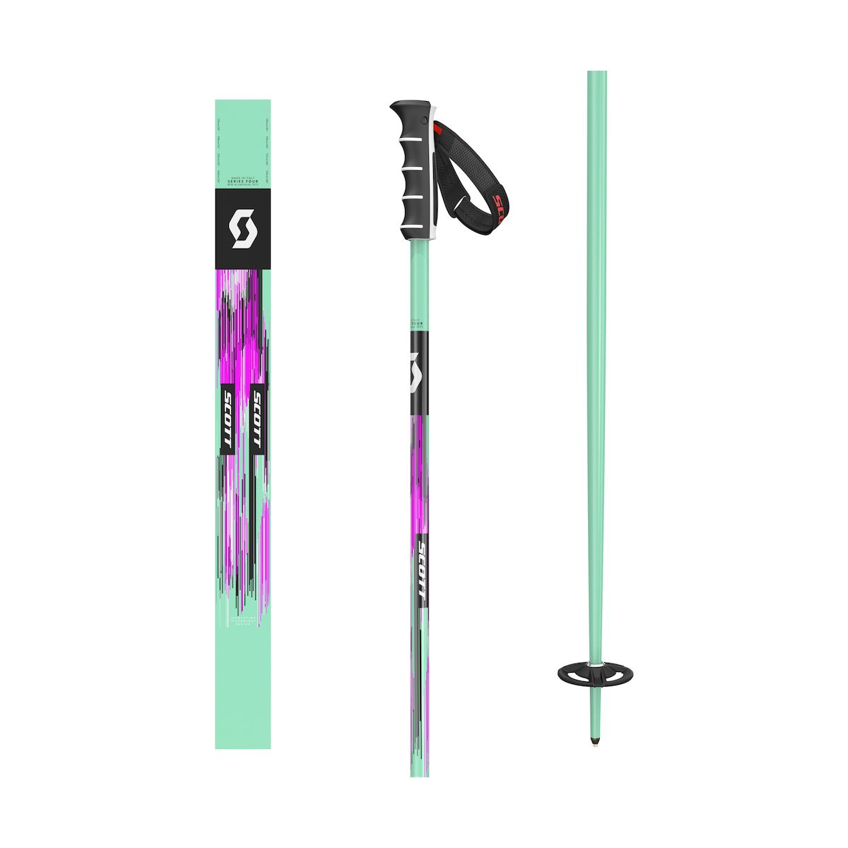 Scott Pole Team Issue SRS mint green (2878) 135 4228072878135