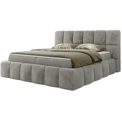 Boxbett mit Bettkasten  ¦ grau ¦ Maße (cm): B: 154 H: 113