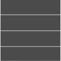 Traumgarten SYSTEM Board XL Zaun-Set 1780 x 1800 mm  Schiefer