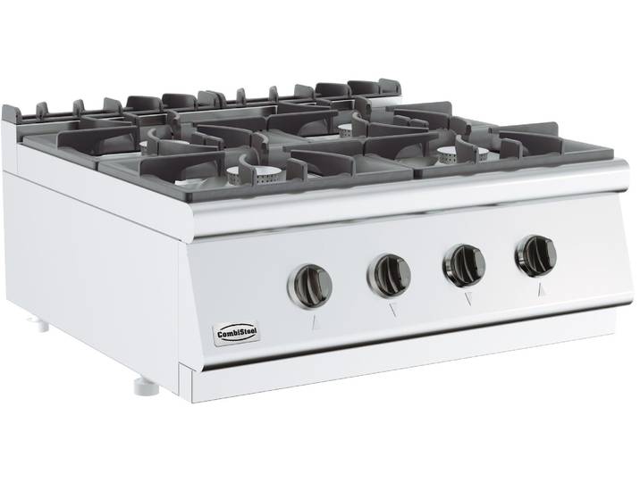 Cuisinière À Gaz 4 Bruleurs - Combisteel