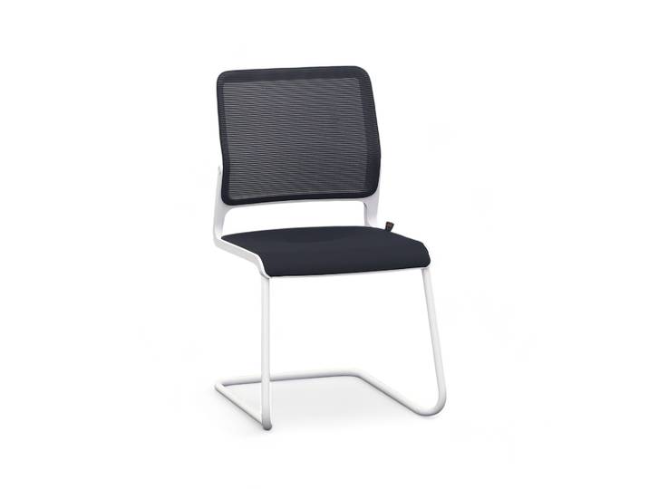 Cantilever Sitag SitagXilium Black without armrests, Free swinging, New - Perfect for visitors and guests