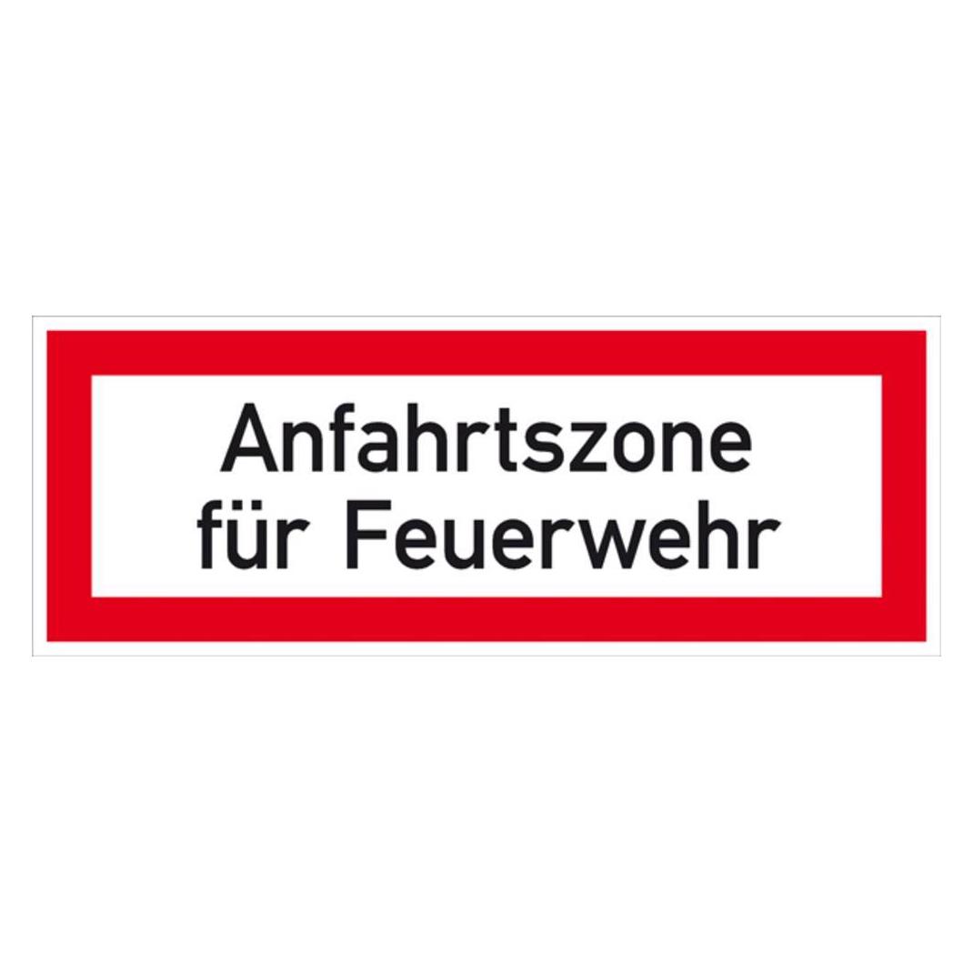 SafetyMarking Hinweisschild für die Feuerwehr Anfahrtszone für Feuerwehr 59. (11.2648)