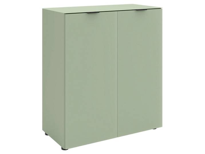 Novel Kommode, Salbeigrün, Kunststoff, 2 Fächer, 80x93x40 cm, Typenauswahl, Beimöbel erhältlich, Wohnzimmer, Kommoden & Sideboards, Kommoden