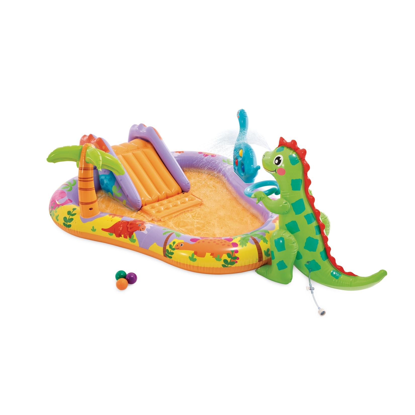 INTEX 56139NP - Playcenter - Dino Park (201x157x69cm) Planschbecken Gartenpool