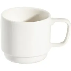 IDFine Transparent Stolt Becher stapelbar 250 cc 12 Stück