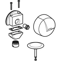 Geberit Fertigbauset zu Geberit Badewannenablauf d52-11, 242361211 242361211