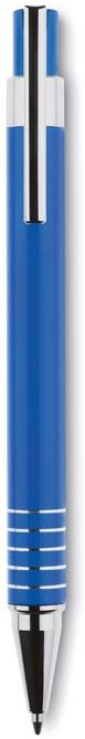 Set de stylos billes cadeau entreprise avec étui en métal ALUCOLOR bleu