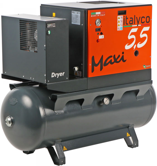 Italyco Maxi 6/270 D- Compresseur rotatif à vis - Pression max 10 bar
